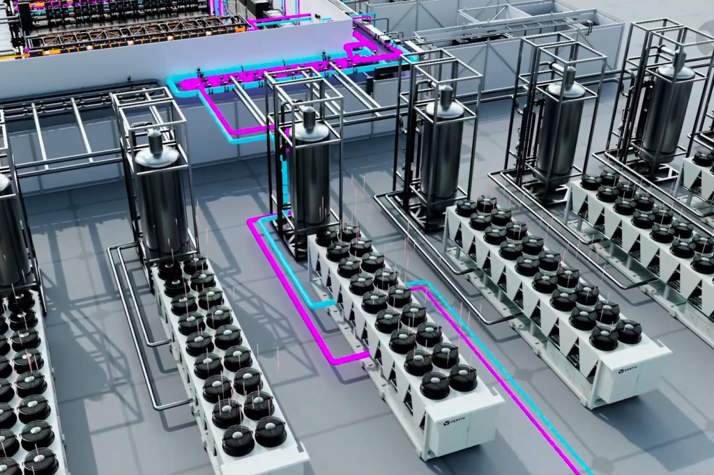 AI data centre heat management
