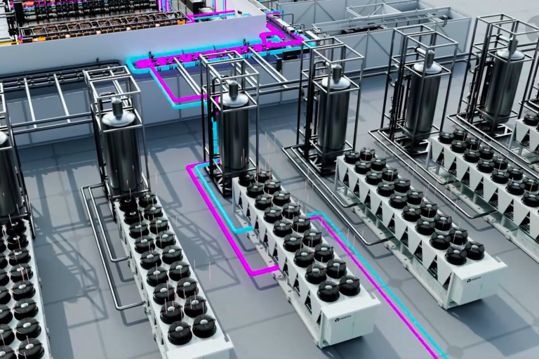 AI data centre heat management